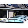 Zwembadoverkapping Telescopische voet imperial 12.78X4.3 Abrilios
