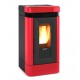 La Nordica Extraflame Lucia 12 kW Fogão Ventilado a Pellets Bordeaux