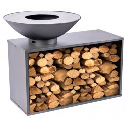 Mesa de Braseiro Onyx 80 e Grade Elevada RedFire
