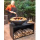 Onyx 80 Brazier Table and Raised Grid RedFire