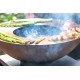 Onyx 80 Brazier Table and Raised Grid RedFire