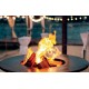 Brasero Brasichic Classic Plus pyramidal black Flamino