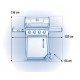 Napoleon Freestyle 425 gas barbecue with side stove and 5 burners