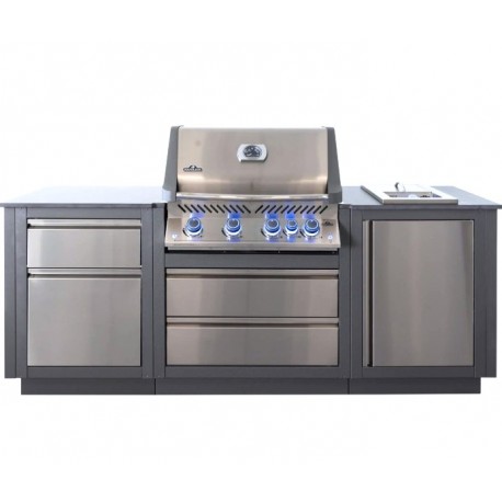 OASIS® Compact P500 Napoleon buitenkeuken met barbecue en siszoneMD