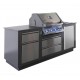 OASIS® Compact P500 Napoleon Cozinha ao ar livre com churrasqueira e Sizzle ZoneMD