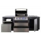 OASIS® Compact P500 Napoleon Cozinha ao ar livre com churrasqueira e Sizzle ZoneMD