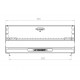 Barbecue Le Marquier Original Inox Encastrable 52x35