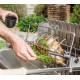 Le Marquier Mendy Barbecue in acciaio inox con girarrosto