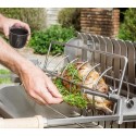 Le Marquier Mendy Barbecue in acciaio inox con girarrosto