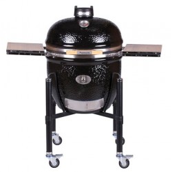 Kamado Monolith Classic Pack Pro 2.0 Grill mit Trolley-Abdeckung und Pizzastein