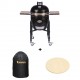Kamado Monolith Classic Pack Pro 2.0 Grill mit Trolley-Abdeckung und Pizzastein