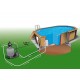 Piscine Bois Ubbink Azura 400x610 H120cm Liner beige