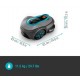 Robot Tondeuse Gardena Smart Sileno Free sans câble périphérique 600m2