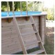 Piscine Bois Ubbink Caraibes 485x335 H120 Liner bleu