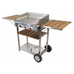 Plancha gas Stainless Baila 5KW TONIO on cart - SavorCook Selects